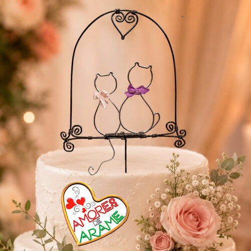 Topo de Casamento Gatinhos