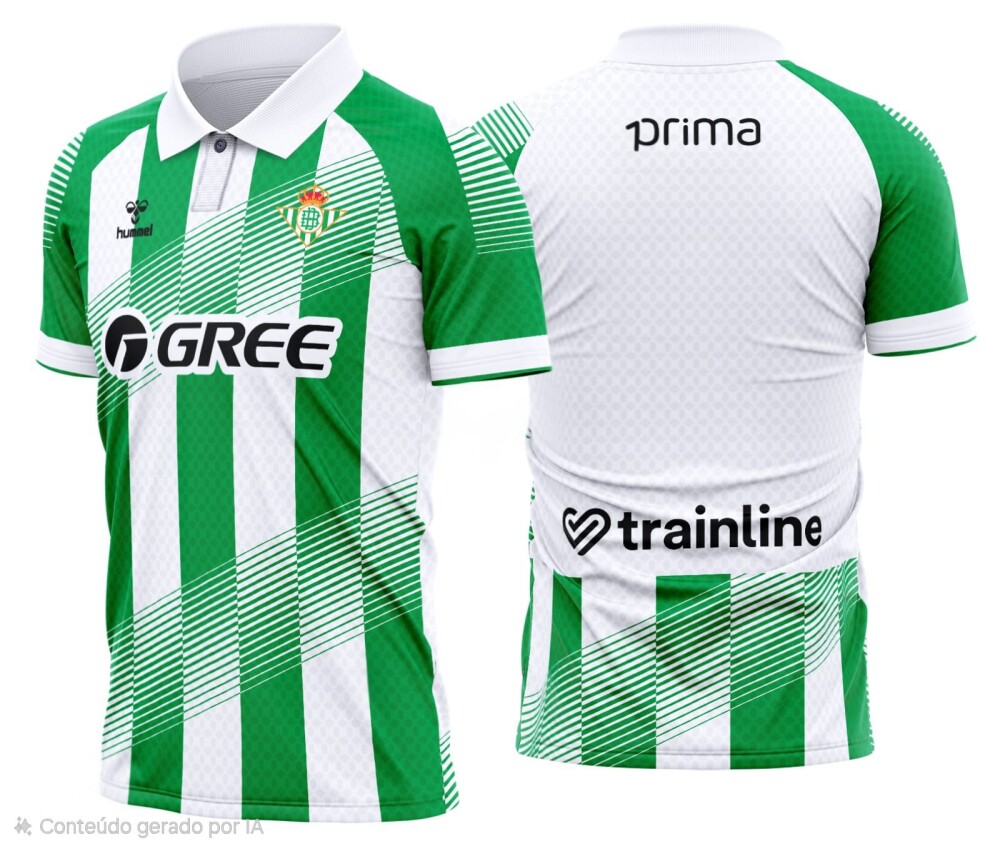 Arte Vetor Camisa Real Betis Local 2025-2026