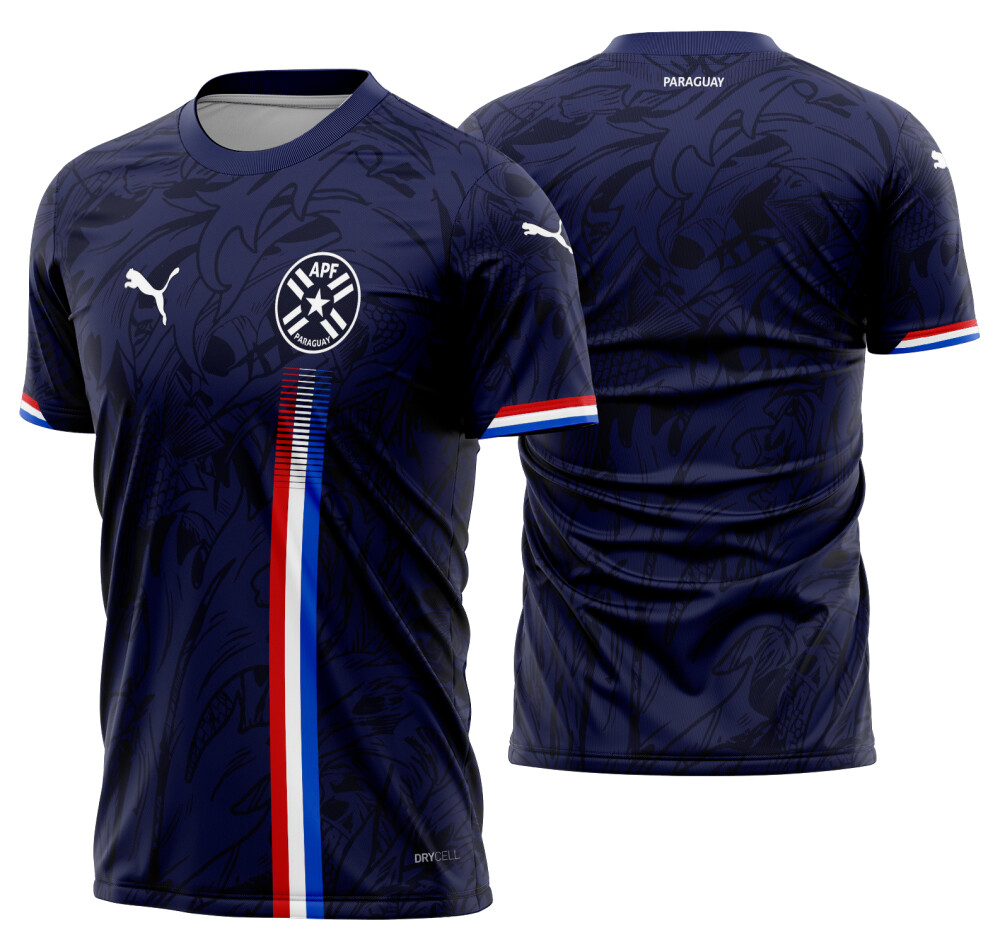 Arte Vetor Camisa Paraguay Concept 2026