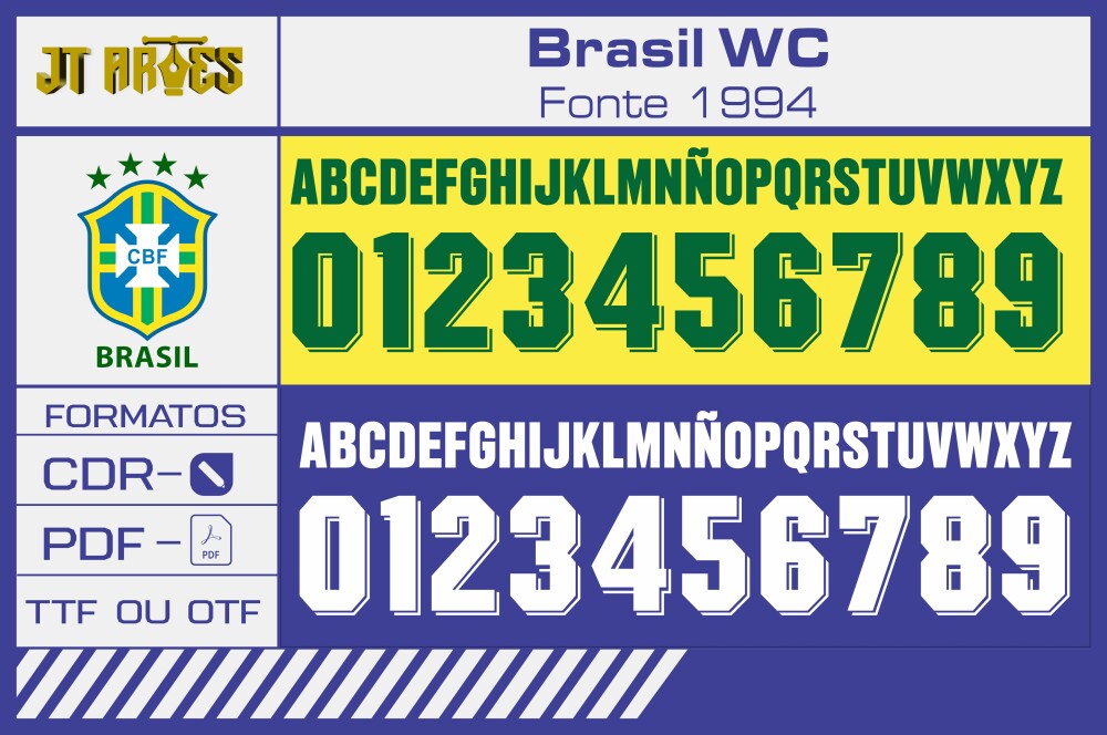 Fonte Brasil World Cup 1994