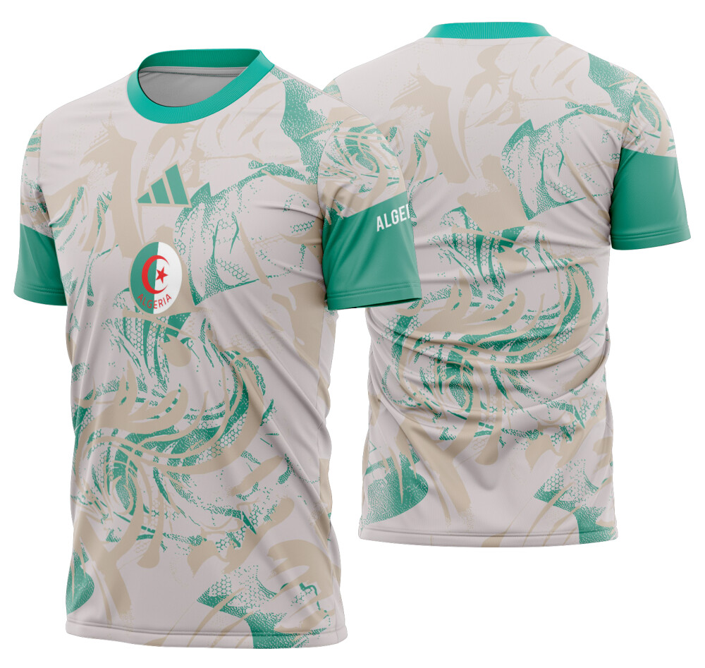Arte vetor camisa Argelia Pre-jogo 2026