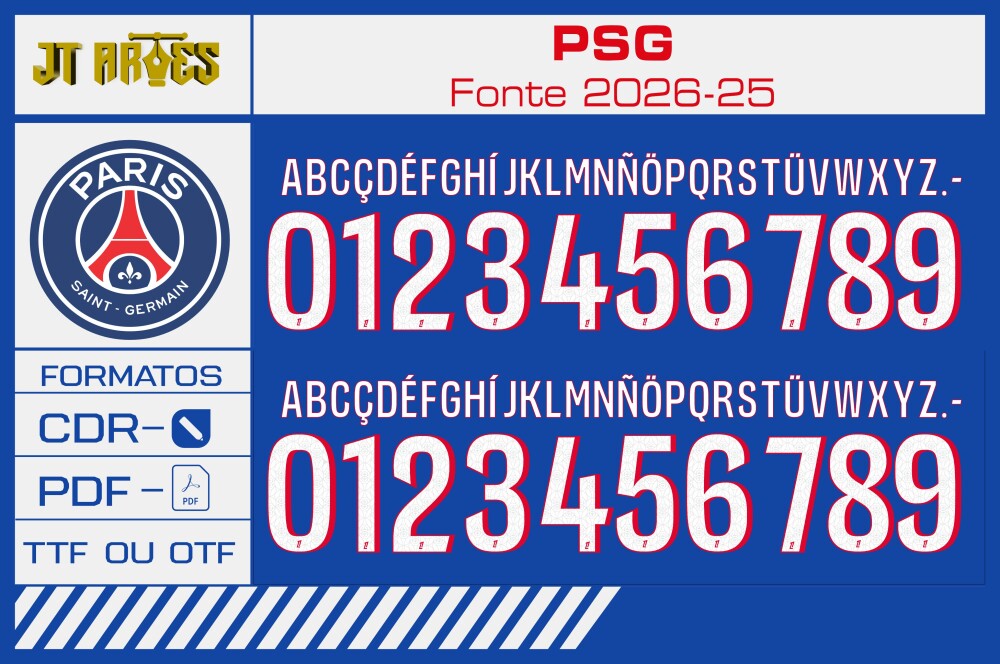 Fonte PSG ligue 1 2026