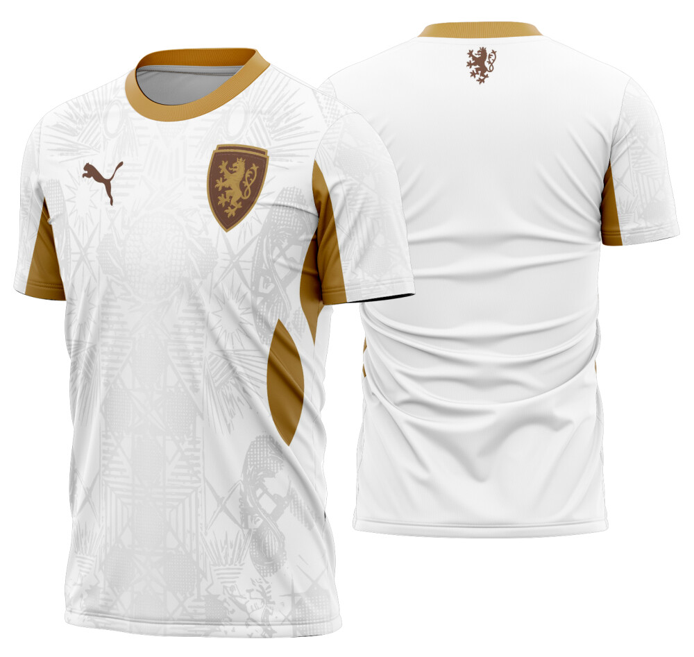 Arte Vetor Camisa Republica Checa Away 2026