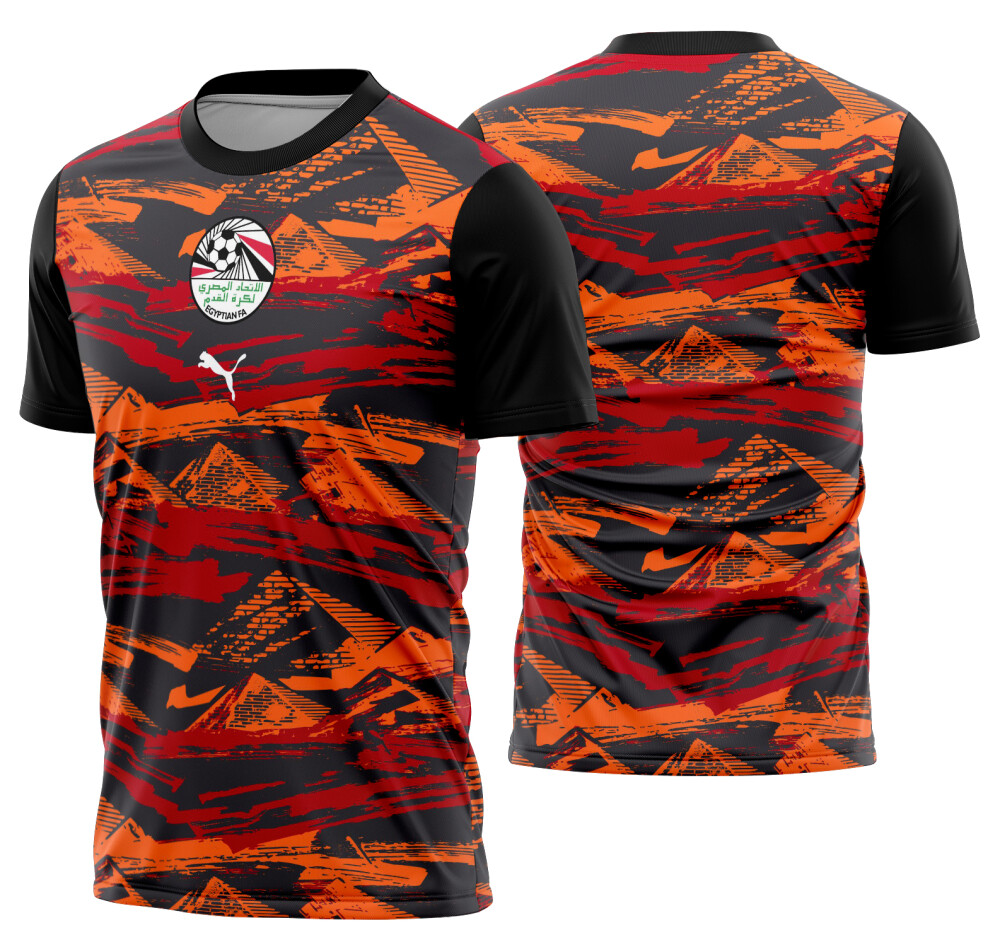 Arte Vetor Camisa Egito Pre-jogo 2026