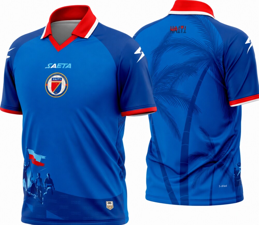 Arte Vetor Camisa Haiti Titular 2026-28