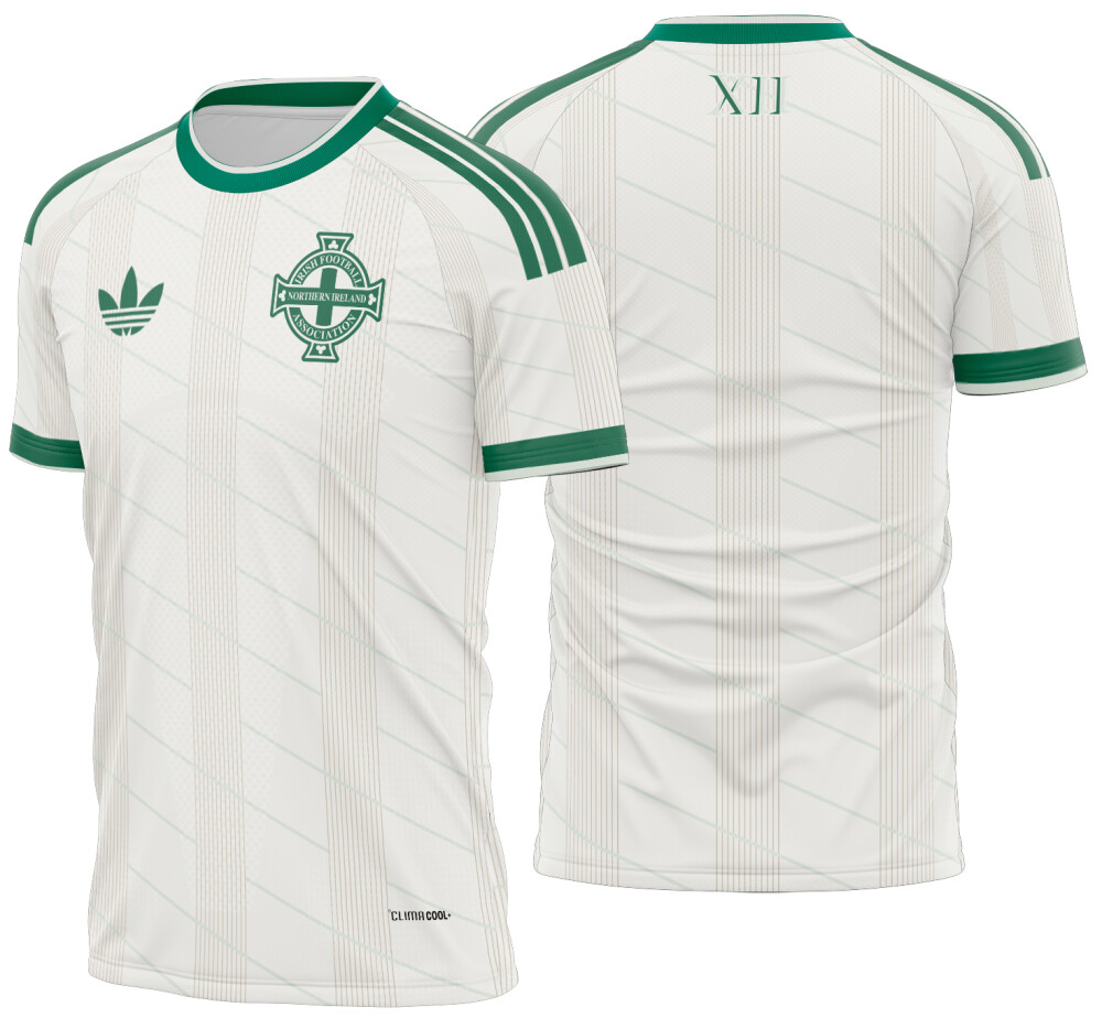 Arte Vetor Camisa Irlanda Norte visita 2026