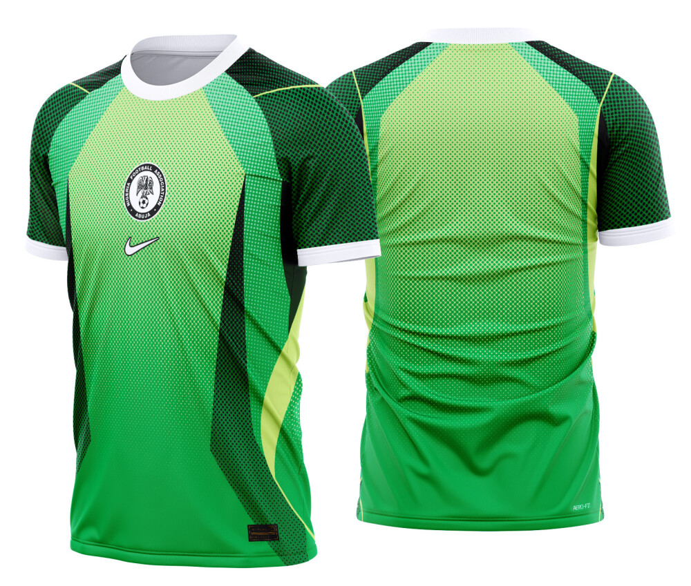 Arte Vetor Camisa Nigeria Titular 2026-28