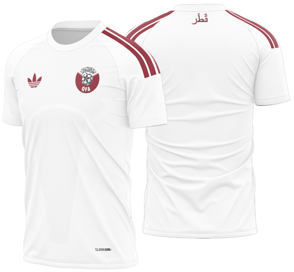 Arte Vetor Camisa Qatar visita 2026