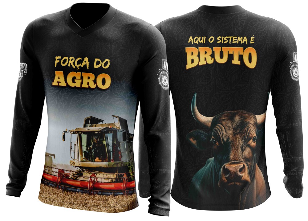 Arte estampa camisa Agro Mod-11