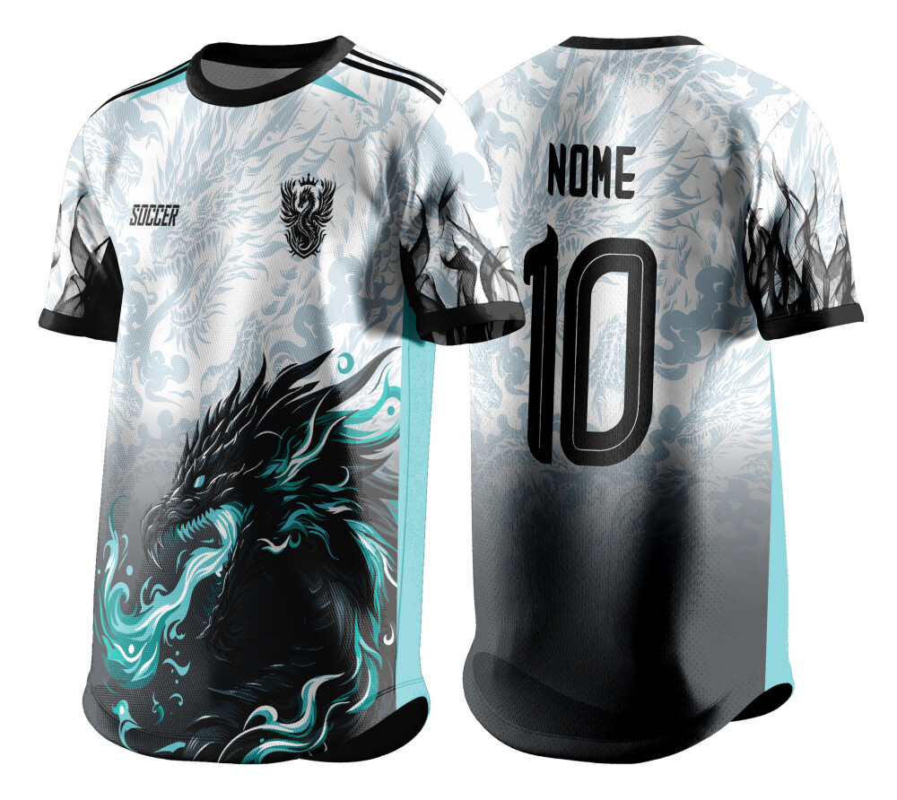Arte Vetor Camisa InterClasse dragão 302
