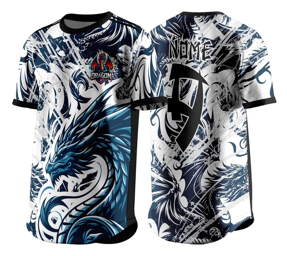 Arte Vetor Camisa InterClasse Dragão 316