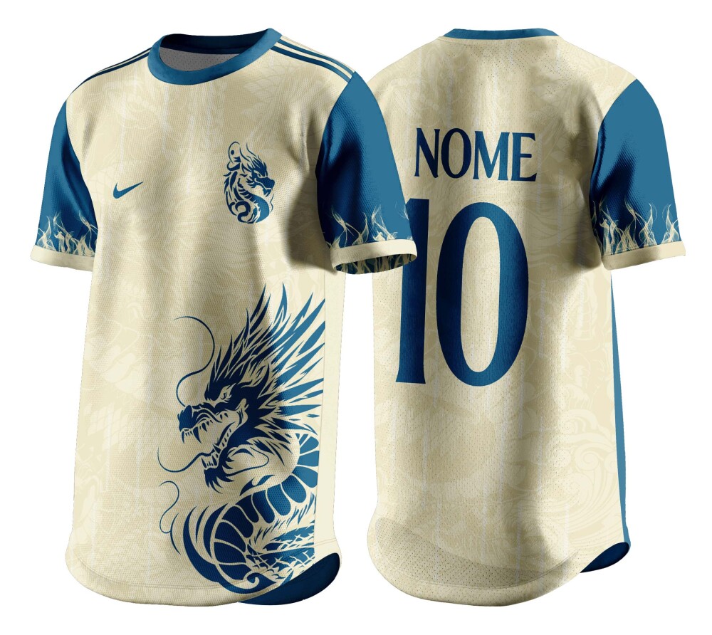 Arte Vetor Camisa InterClasse Dragão 321