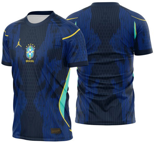 Arte Vetor Camisa Brasil visita 2026