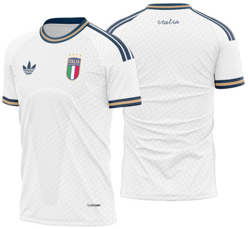 Arte vetor camisa Italia Visita 2026