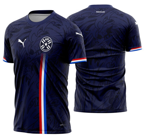 Arte Vetor Camisa Paraguay Concept 2026