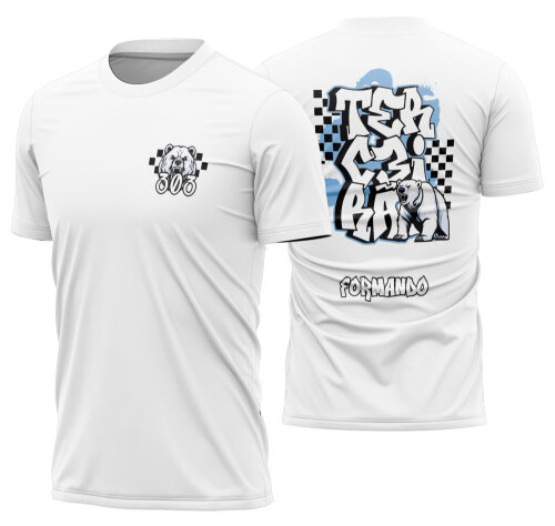 Arte vetor camisa Terceirão Urso Polar Mod-345