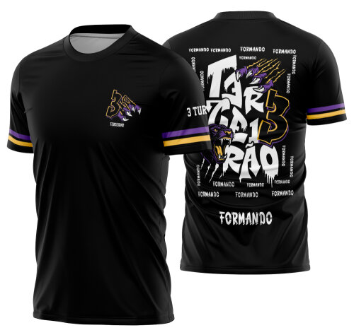 Arte vetor camisa Terceirão Pantera Garra Mod-343