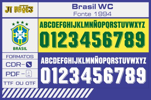 Fonte Brasil World Cup 1994