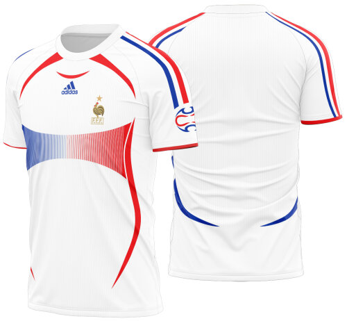 Arte Vetor Camisa França visita 2006