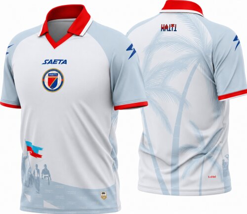 Arte Vetor Camisa Haiti Reserva 2026-28