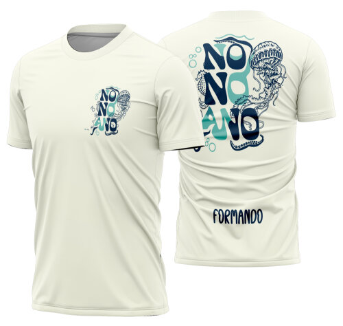 Arte Vetor Camisa Nono ano agua viva Mod-345