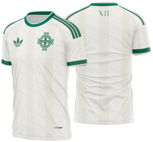 Arte Vetor Camisa Irlanda Norte visita 2026