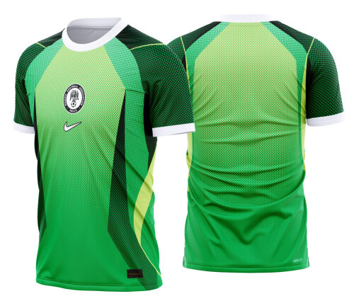 Arte Vetor Camisa Nigeria Titular 2026-28