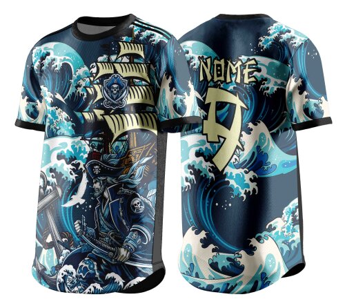 Arte Vetor Camisa InterClasse Pirata 299