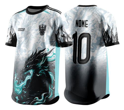 Arte Vetor Camisa InterClasse dragão 302
