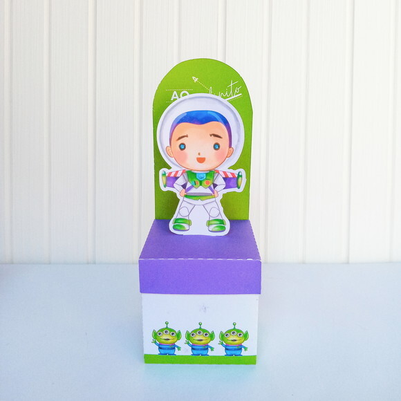 Caixa Cubo com Painel - Buzz Lightyear Toy Story