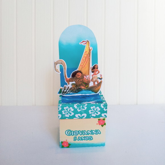 Caixa Cubo com Painel - Moana