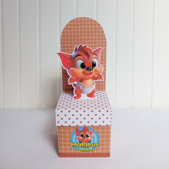 Caixa Cubo com Painel -baby Looney Tunes