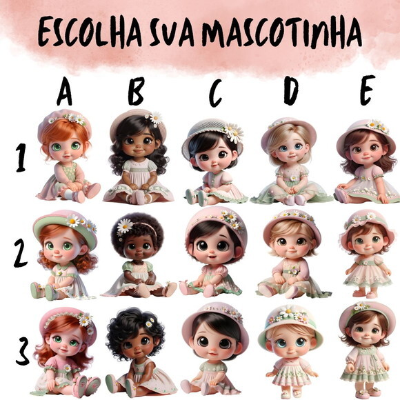 Kit Festa 20 Itens Jardim das Margaridas