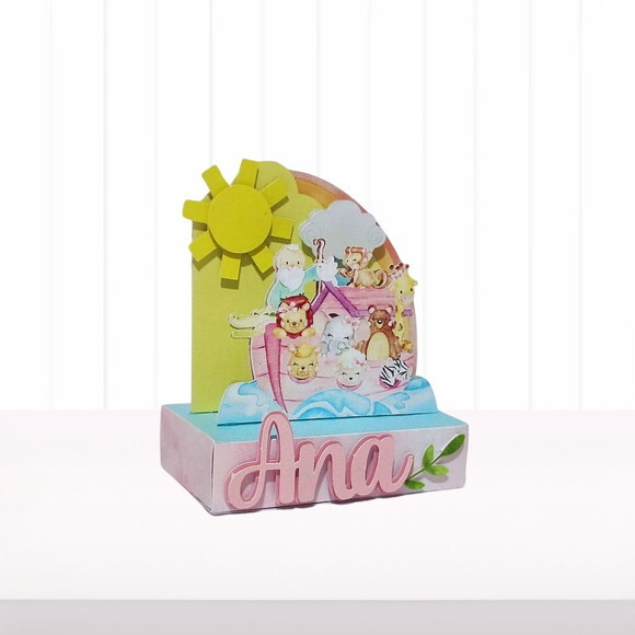 Personalizados Arca de Nóe Menina - 30 Itens