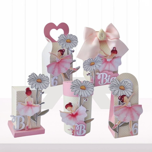 Personalizados Bailarina - 50 Itens