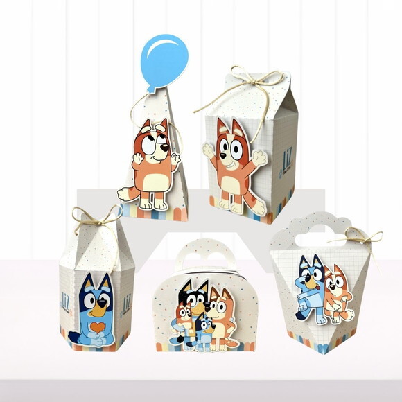 Personalizados Bluey e Bingo - 50 Itens