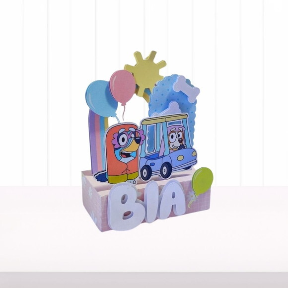 Personalizados Bluey e Bingo - 40 Itens