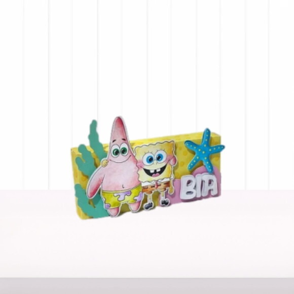 Personalizados Bob Esponja - 30 Itens