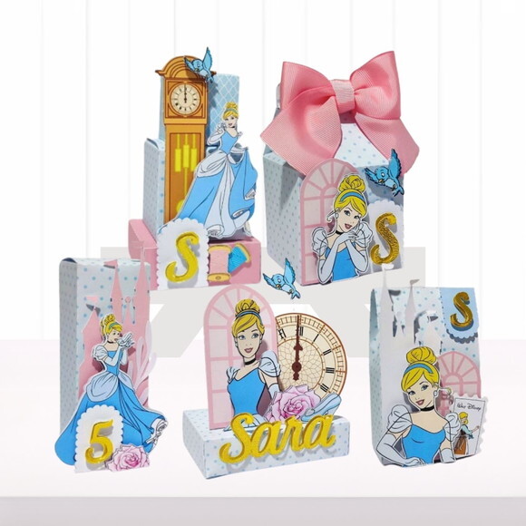 Personalizados Cinderela - 40 Itens