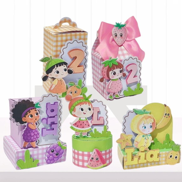 Personalizados Frutinhas - 30 Itens
