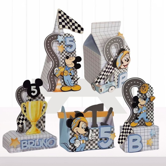 Personalizados Mickey Piloto - 20 Itens