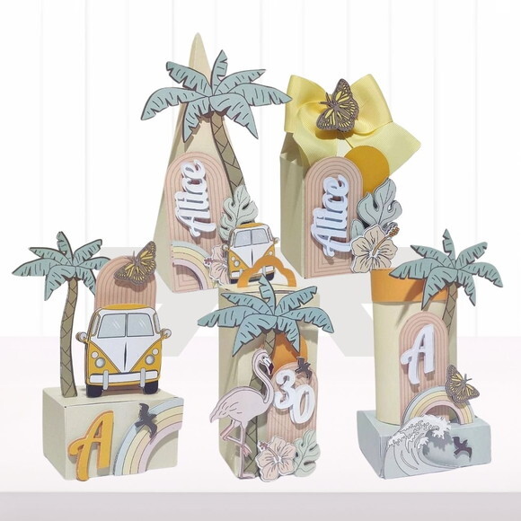 Personalizados Tardezinha Boho - 40 Itens