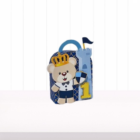 Personalizados Ursinho Realeza - 20 Itens
