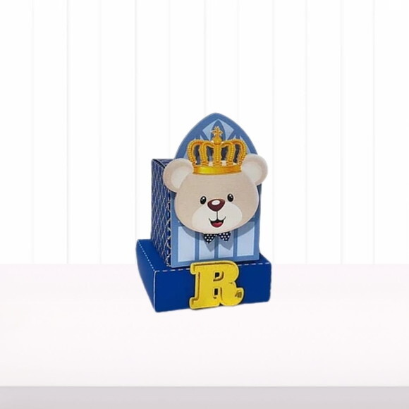 Personalizados Ursinho Realeza - 20 Itens