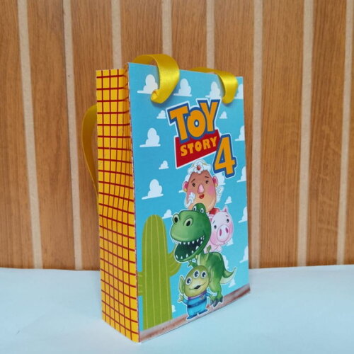 10 Sacolas Personalizadas Toy Story para Lembrancinha