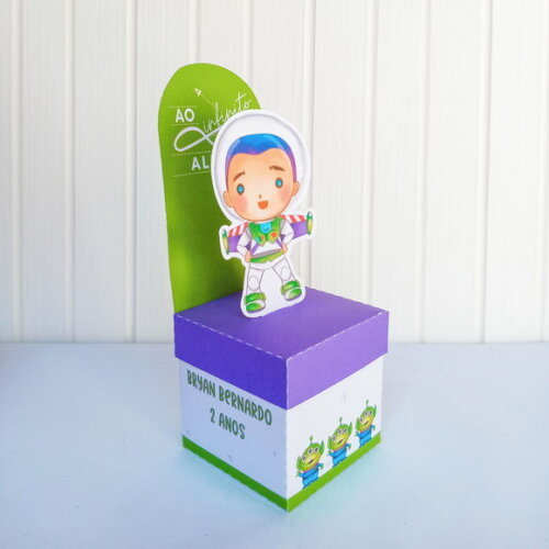 Caixa Cubo com Painel - Buzz Lightyear Toy Story