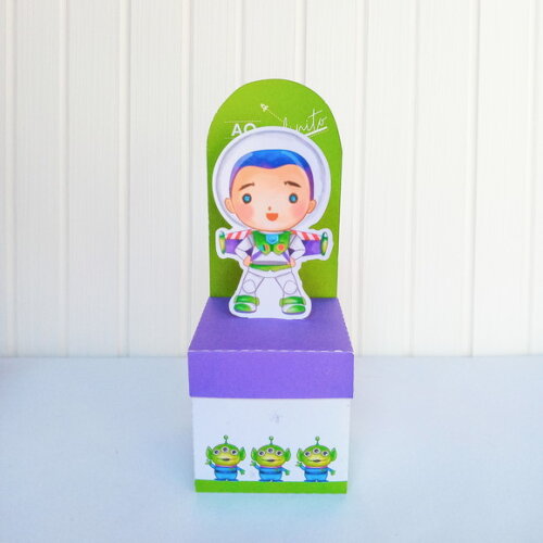 Caixa Cubo com Painel - Buzz Lightyear Toy Story