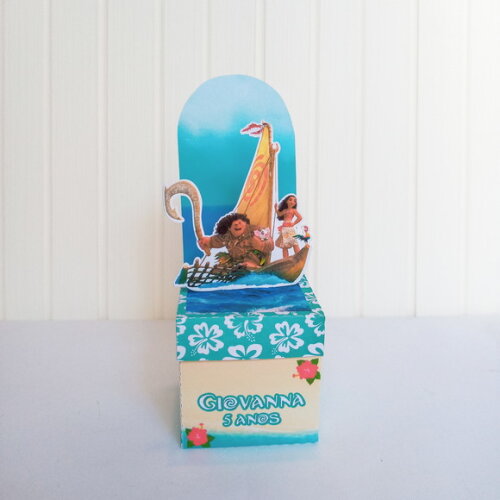 Caixa Cubo com Painel - Moana