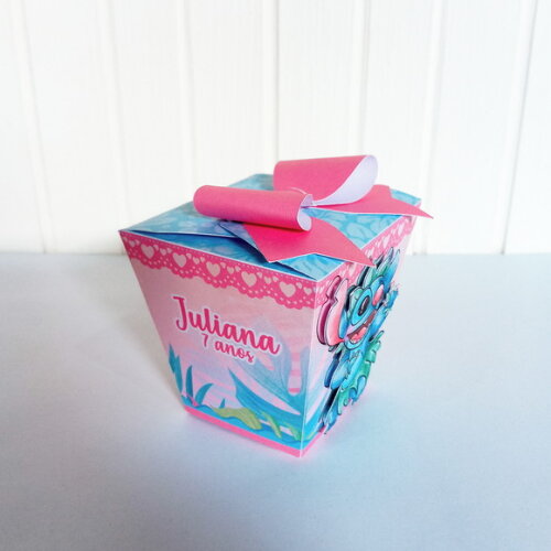 Caixa Sushi - Stitch e Angel