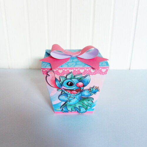 Caixa Sushi - Stitch e Angel
